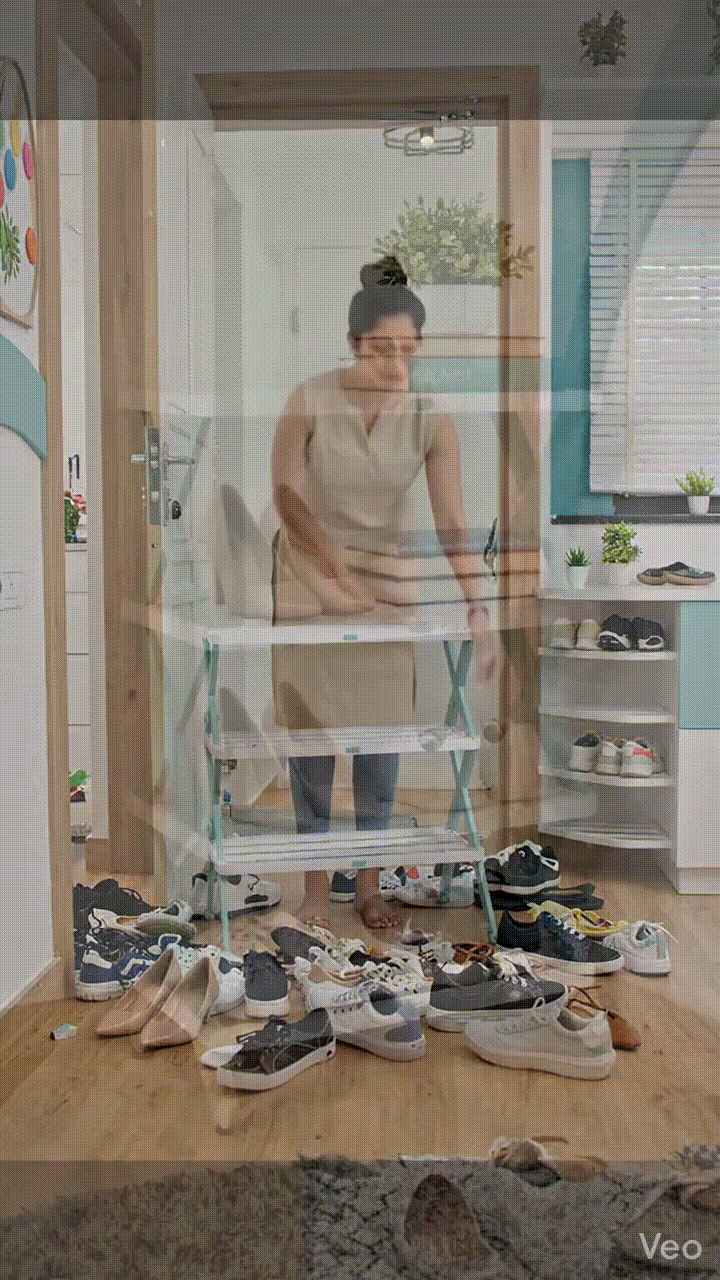 StepNest X-Frame Shoe Rack | 3-Tier Space-Saving Organizer for Every Home